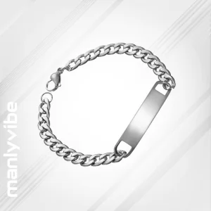 Stylish Men’s Stainless Steel Bracelet for Daily Wear